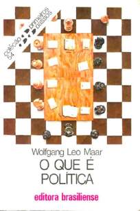 Baixar Livro O Que é Política - Wolfgang Leo Maar em ePub PDF Mobi ou Ler Online